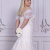 MG184-Lace Fishtail Wedding Dress - Image 4