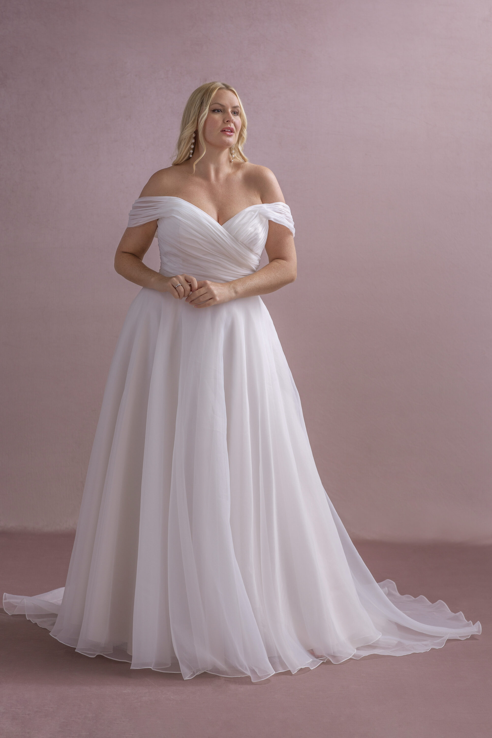 MG212-A-line Organza Wedding Dress - Image 6