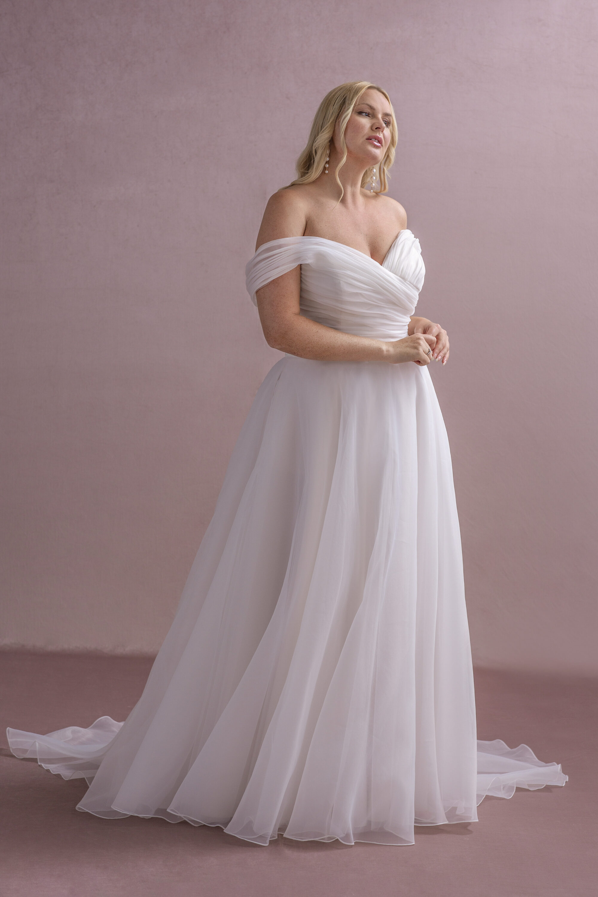 MG212-A-line Organza Wedding Dress - Image 5