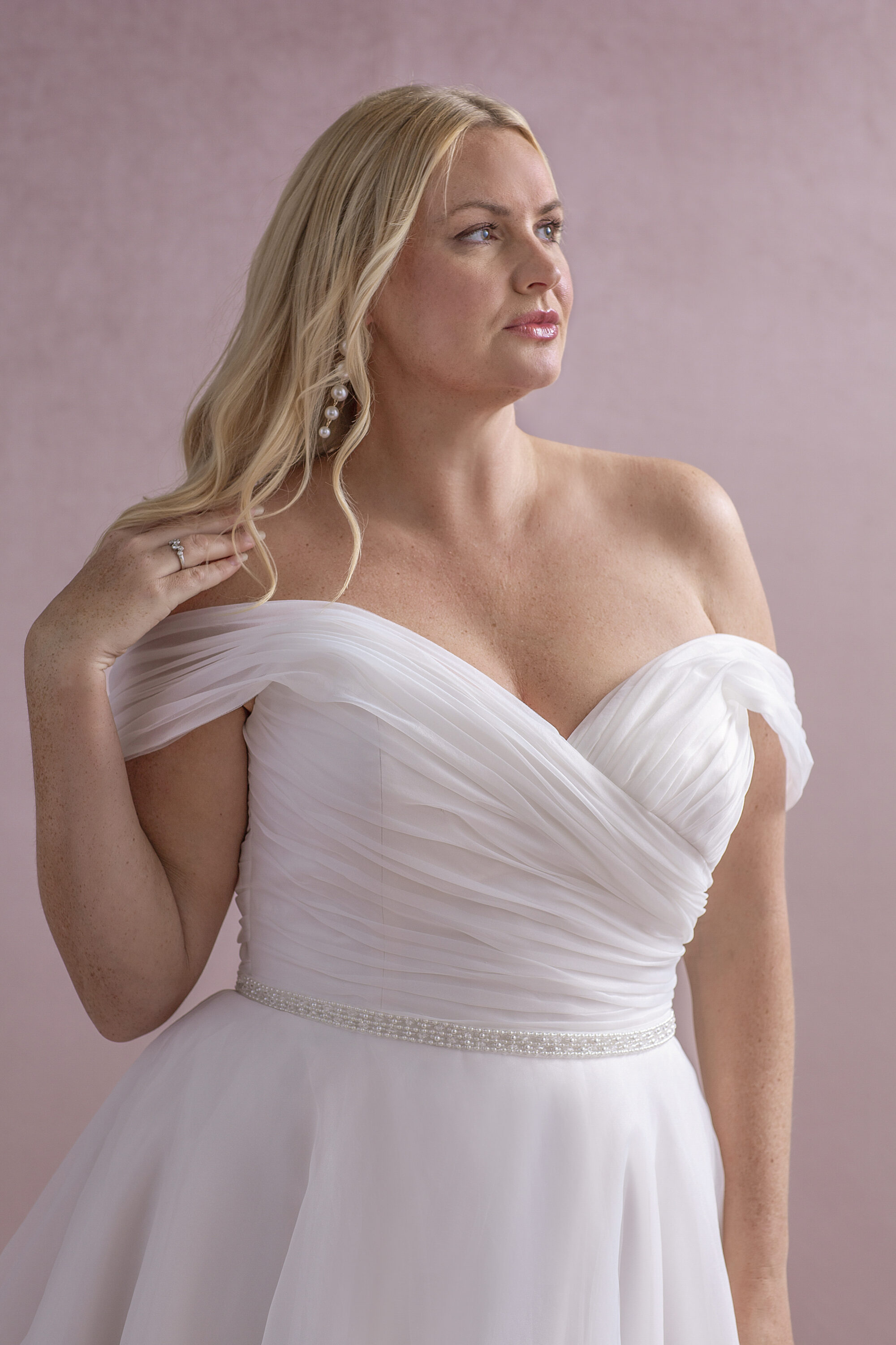 MG212-A-line Organza Wedding Dress - Image 2